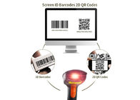 Entregue o leitor livre do QR Code, varredor do código de barras do supermercado 1D 2D do CMOS