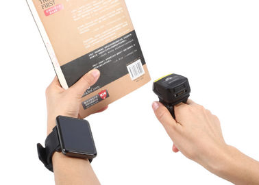 Varredor do código de barras do dedo do laser Bluetooth do Portable 2D para Android/IOS/Windows