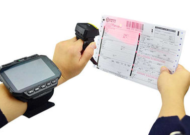Terminal Wearable dos dados do código de barras de Android PDA da fita do varredor com memória WT04